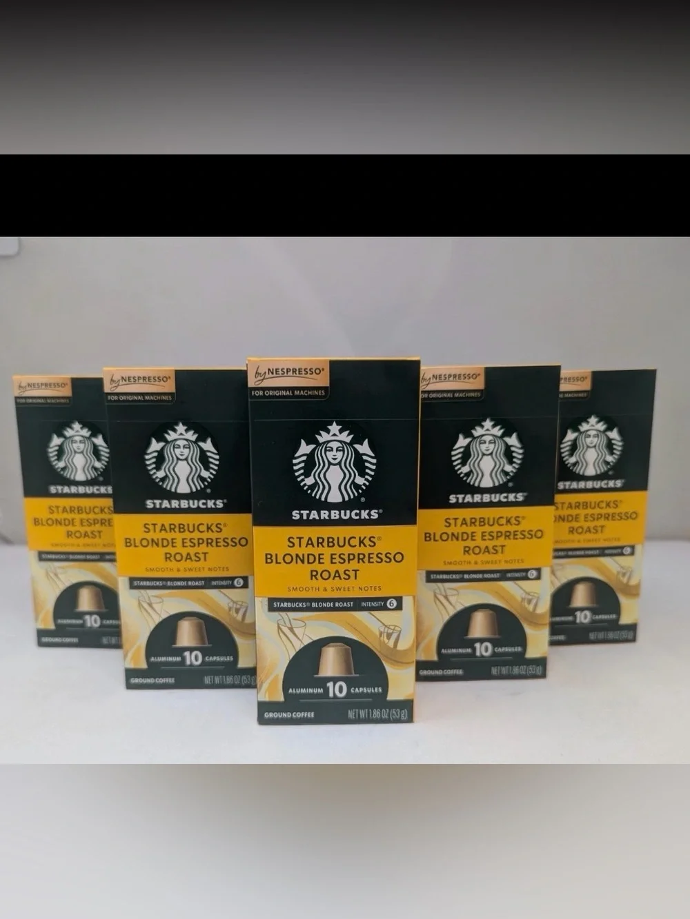 Starbucks by Nespresso Original Line Blonde Roast Espresso 50-count Espresso Pod